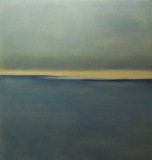 huile sur toile  lueur dans la pluie 85x80