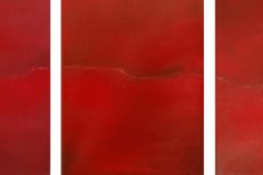 huile sur toile 2008 triptyque 25x24, 25x19, 25x24