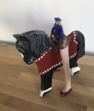 cavalière et ch en céramique