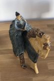 cavalière et ch en céramique