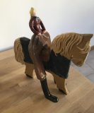 cavalière et ch  en céramique